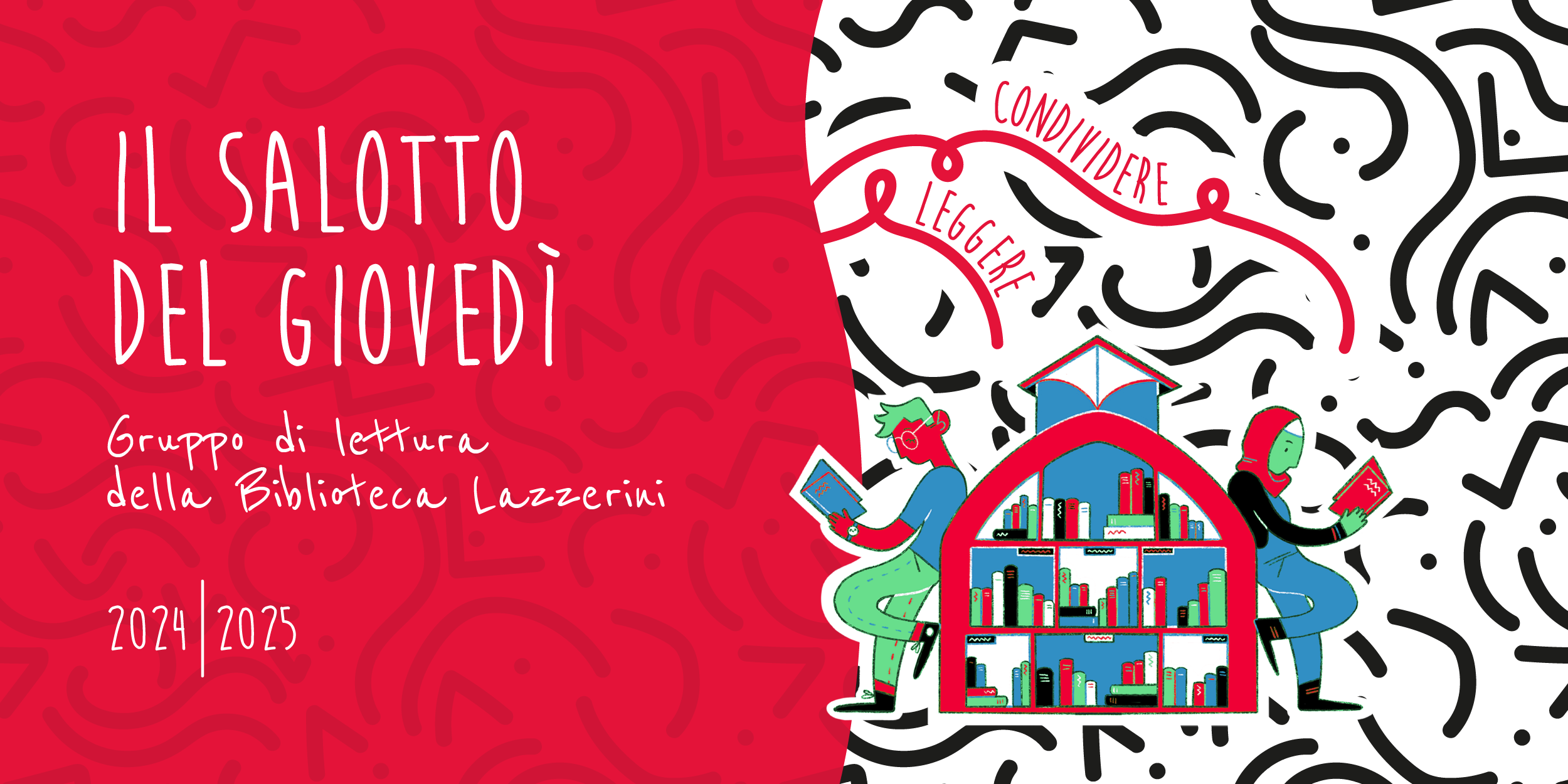 poltrona e scaffali con libri
