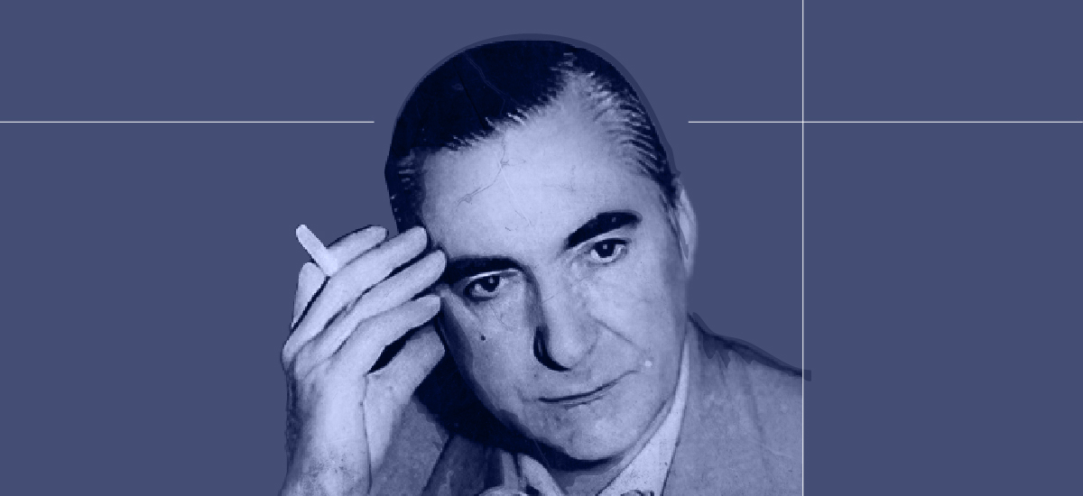 volto dello scrittore Curzio Malaparte